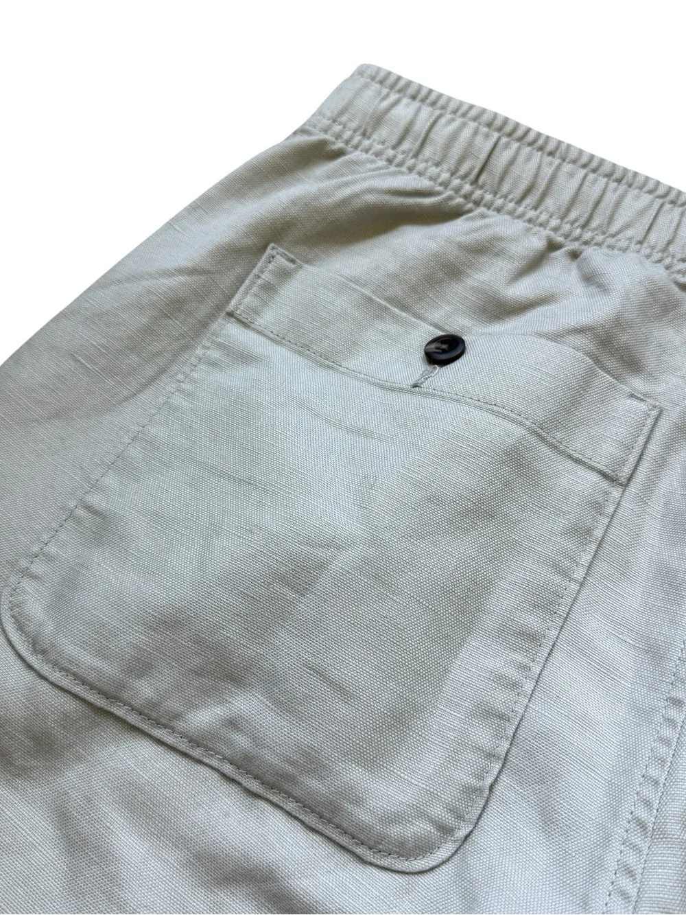 NWT J.Crew Oarsman Linen Cotton Pull On Pant Oatmeal Coastal Quiet Luxury M $118